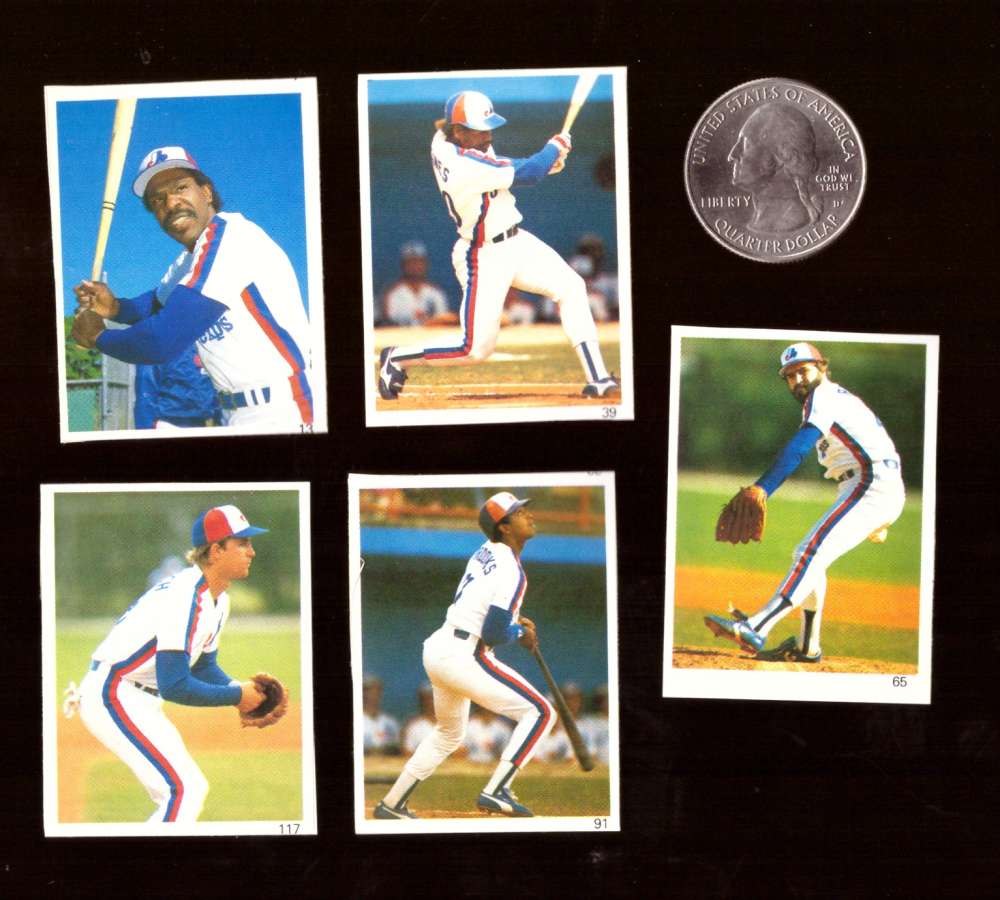 1987 Red Foley Stickers - MONTREAL EXPOS 