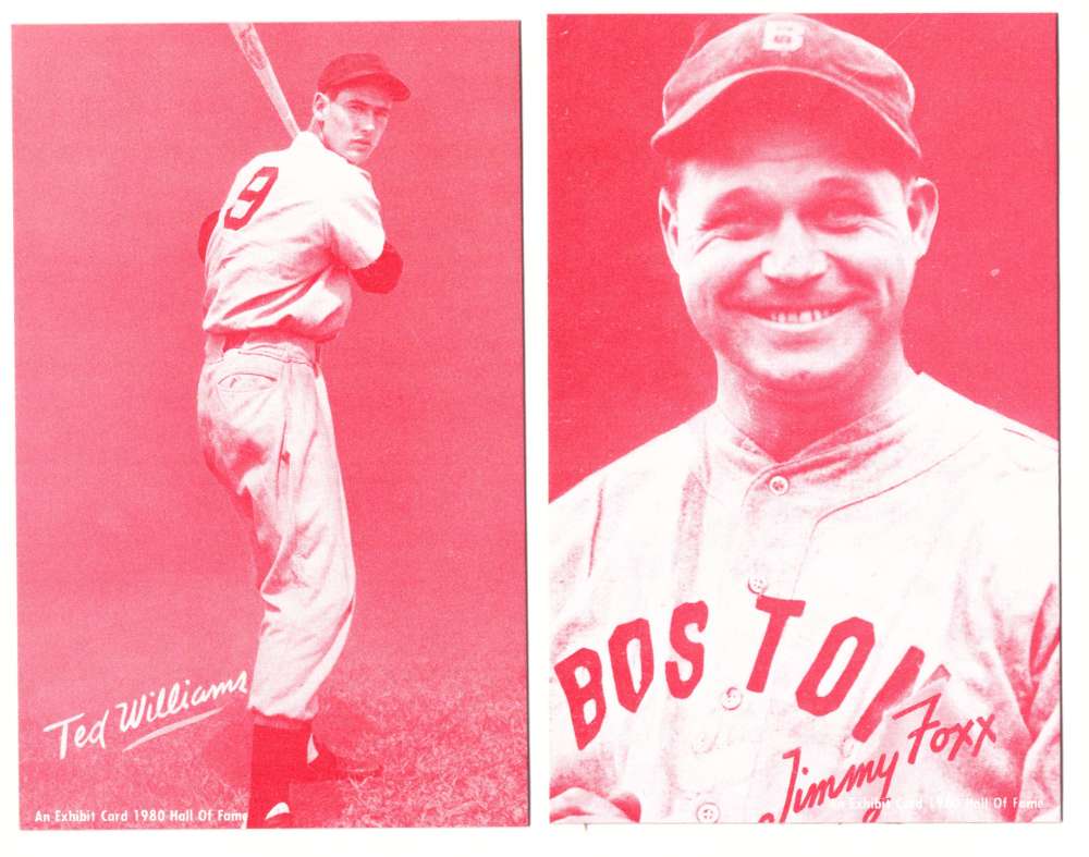 1980 Exhibit Hall of Fame Red Tint - Boston Red Sox