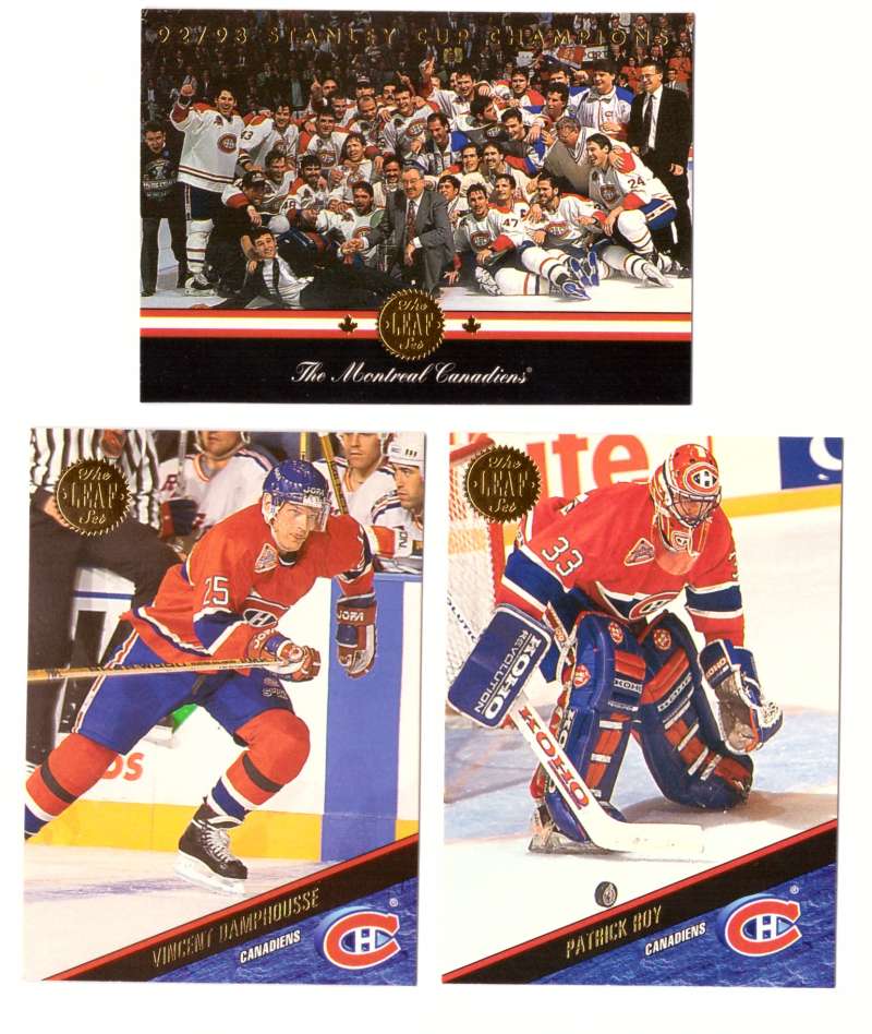 1993-94 Leaf Hockey Team Set - Montreal Canadiens