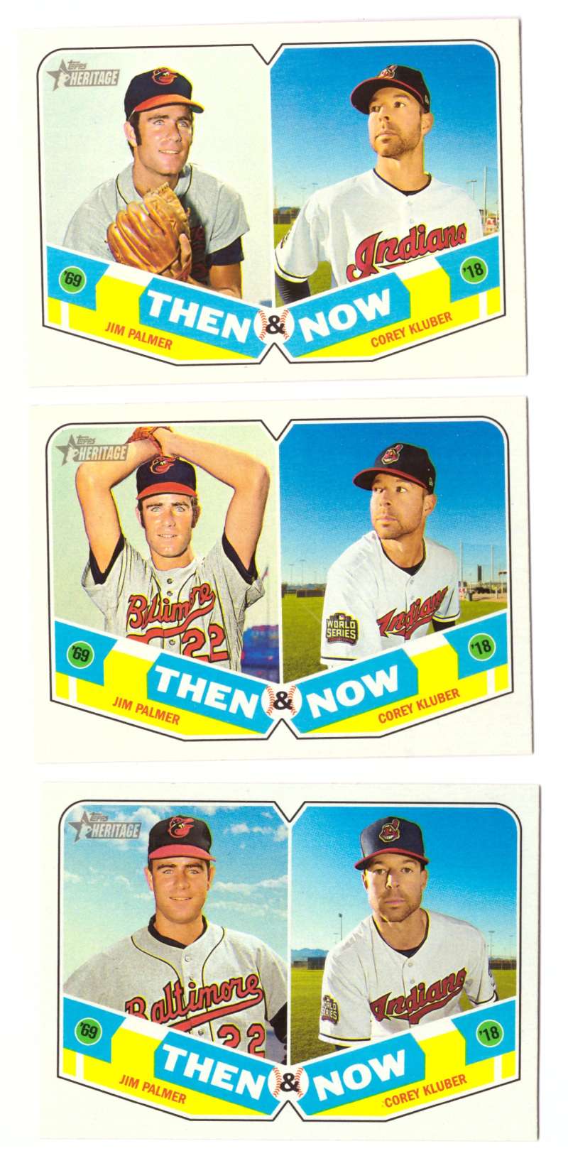 2018 Topps Heritage Then and Now - BALTIMORE ORIOLES