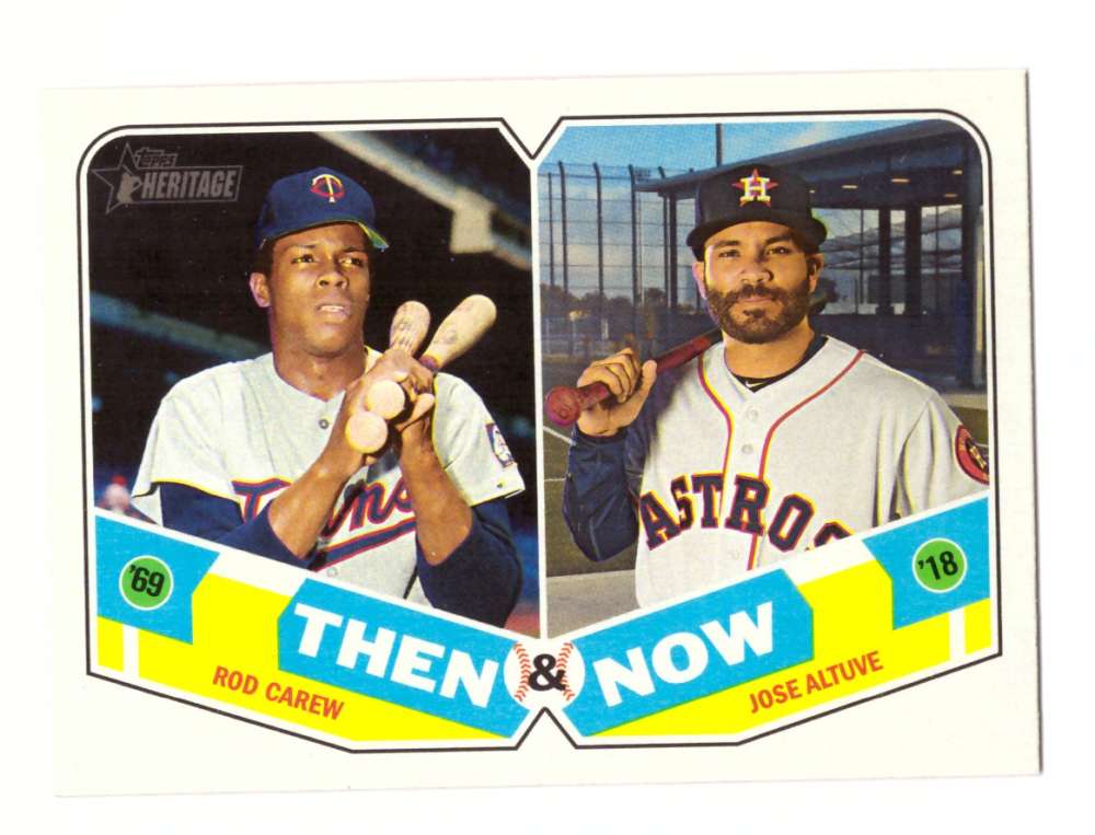 2018 Topps Heritage Then and Now - HOUSTON ASTROS