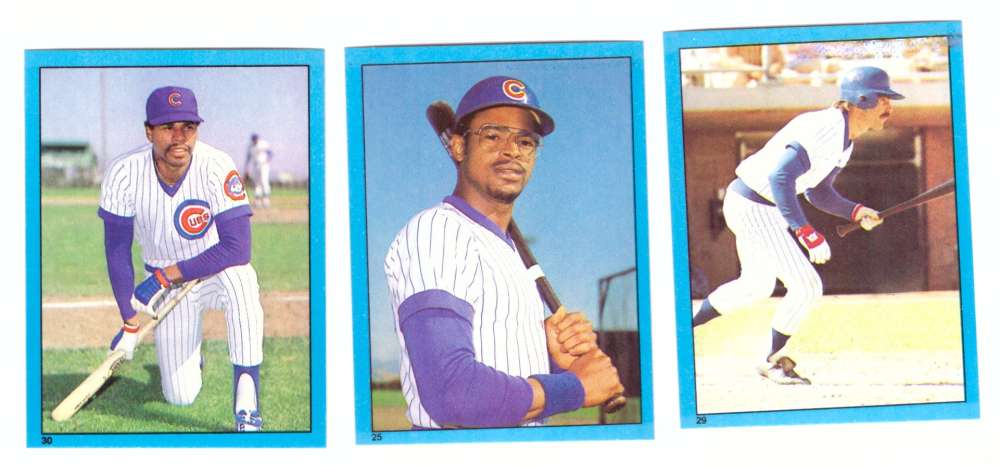 1982 Topps Stickers - CHICAGO CUBS Team Set