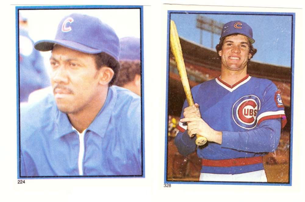 1983 Topps Stickers - CHICAGO CUBS Near Set w/o Durham Foil