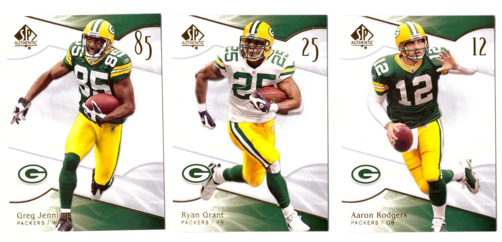 2009 SP Authentic Football (Base 1-100) - GREEN BAY PACKERS