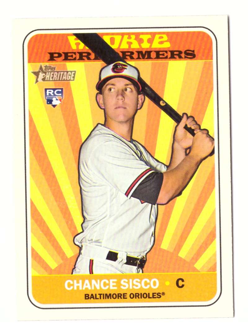 2018 Topps Heritage High Numbers Rookie Performers - BALTIMORE ORIOLES 