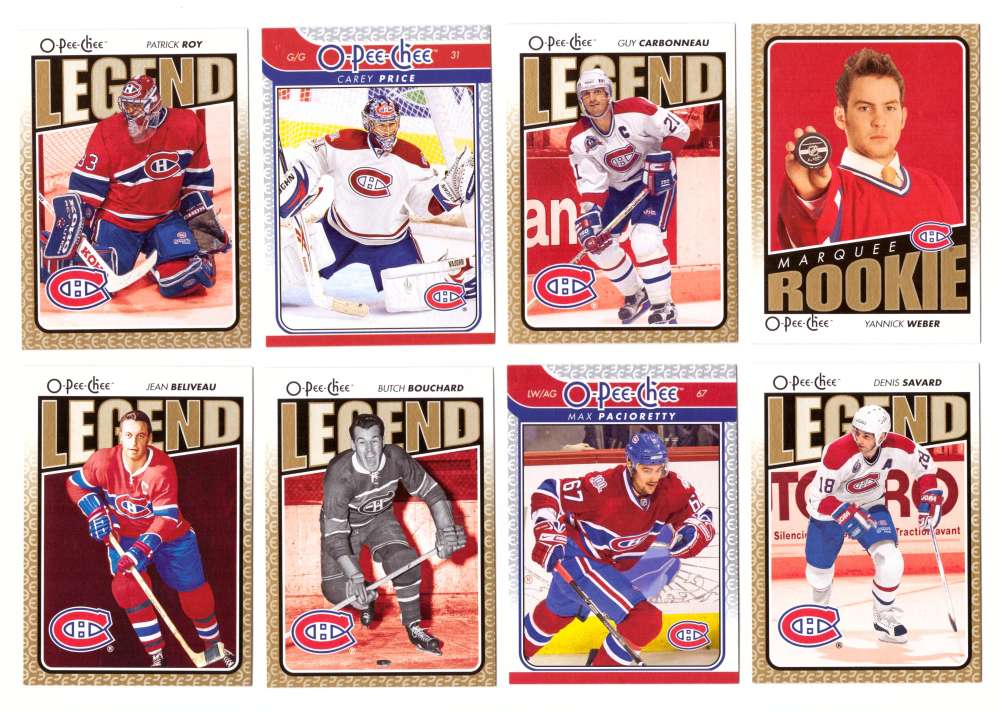 2009-10 O-Pee-Chee (1-600) Hockey Team Set - Montreal Canadiens