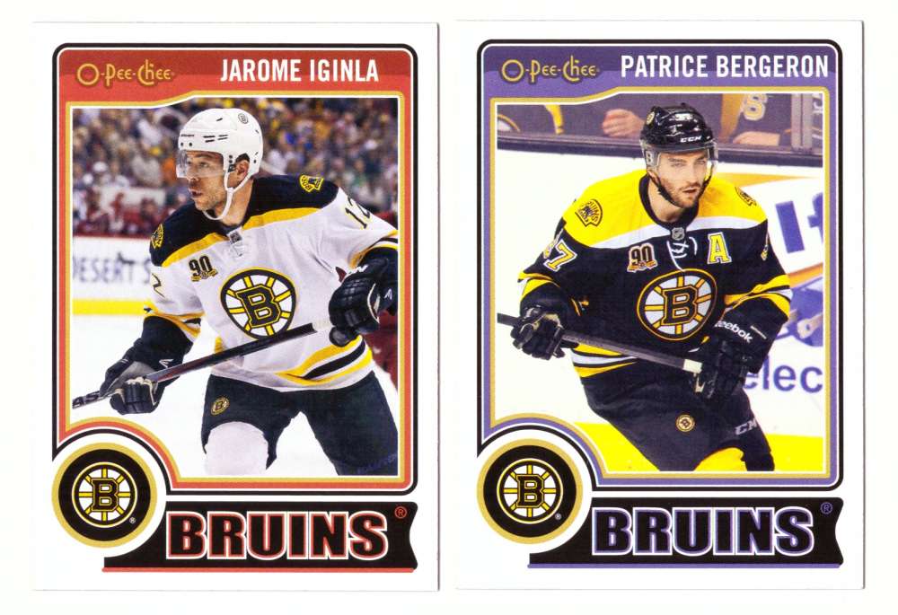 2014-15 O-Pee-Chee (Base 1-500) Hockey Team Set - Boston Bruins