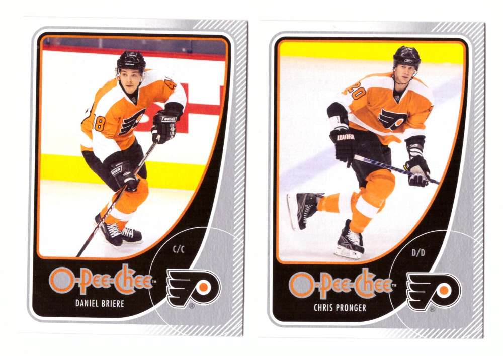 2010-11 O-Pee-Chee (Base 1-500) Hockey Team Set - Philadelphia Flyers