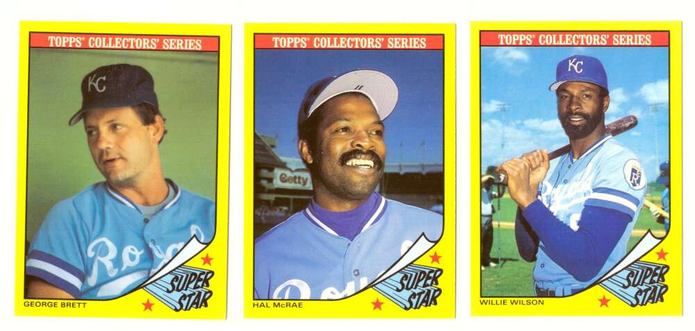 1986 Topps Baseball Champion SuperStars - KANSAS CITY ROYALS Team Set