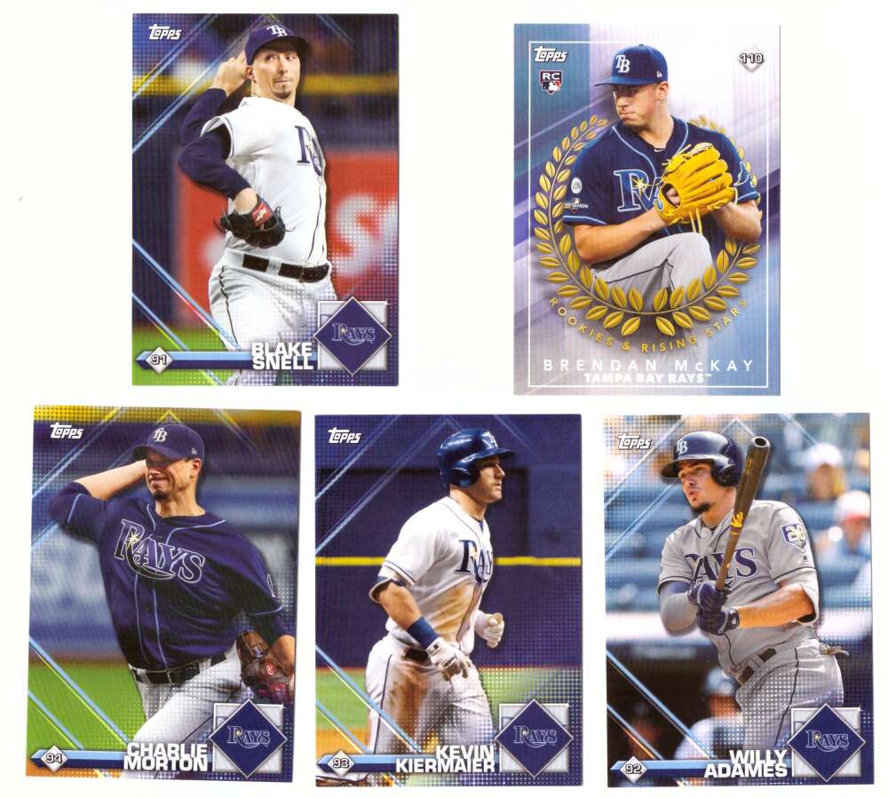2020 Topps Stickers - TAMPA BAY RAYS Team Set 