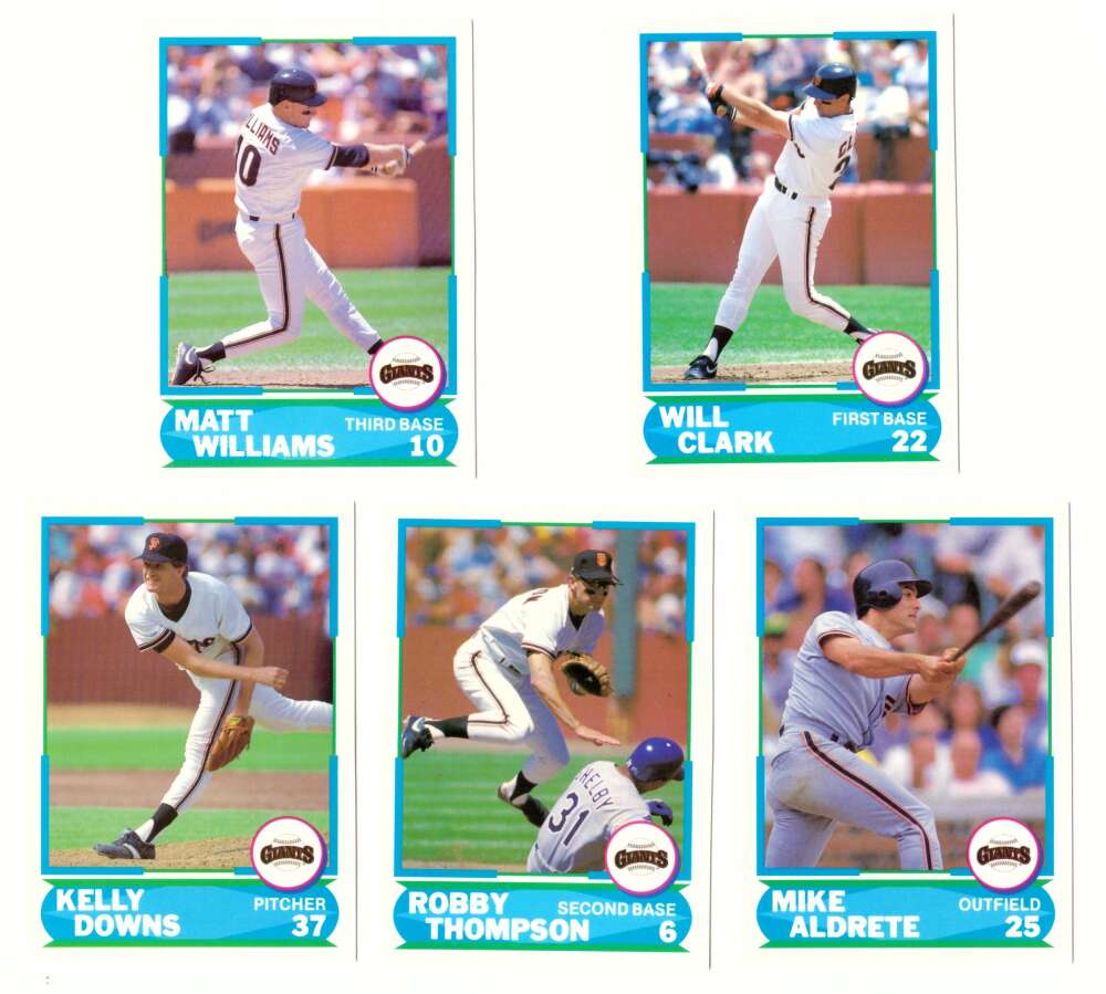 1988 Score Young Superstars 1 & 2 - SAN FRANCISCO GIANTS 